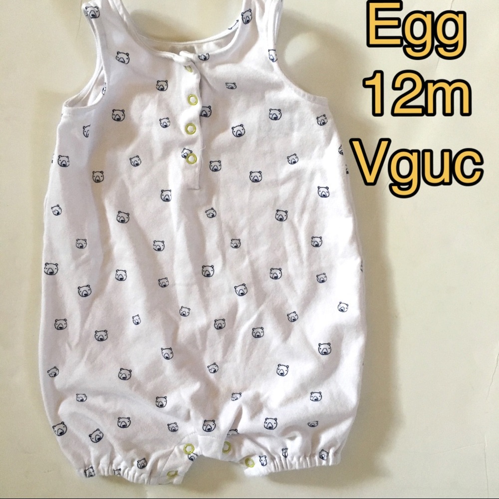 Egg Bear Romper